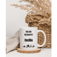  Boldog Névnapot Cecília bögre bögrék, csészék