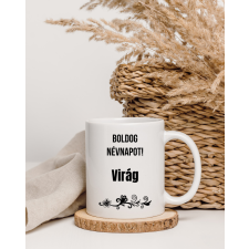  Boldog Névnapot Virág bögre bögrék, csészék