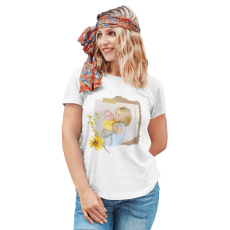  Boldog Pillanat - Fényképes Női Póló