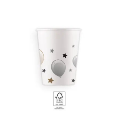 Boldog születésnapot Happy Birthday Milestone papír pohár 8 db-os 200 ml FSC party kellék