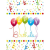 Boldog születésnapot Happy Birthday Streamers ajándéktasak 6 db-os