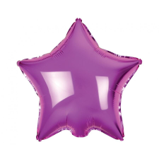Boldog születésnapot Pink Star, Rózsaszín csillag fólia lufi 44 cm party kellék