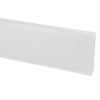  Bolta habosított 8 cm-es parkettaszegélyléc (250 cm) gumi szegélyes, vízálló - fehér, szálcsiszolt felület
