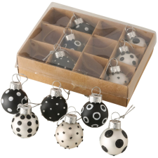 Boltze Home Pattern karácsonyfagömb 12 db. karácsonyfadísz