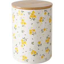 Boltze Mayla tárolódoboz 16 cm x 12 cm fehér-sárga bútor