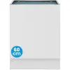 Bomann Beépíthető mosogatógép, Bomann, GSPE7421VI, 14 személyes, 60 cm, ezüst