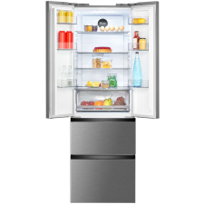 Bomann Frigider egymás mellett, Bomann, French Door, 400 litri, inox hűtőgép, hűtőszekrény