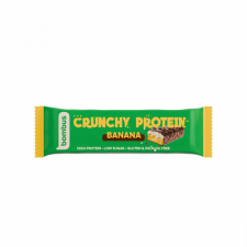 Bombus crunchy proteinszelet tejcsokoládéval banán ízzel és édesítőszerrel 50 g reform élelmiszer