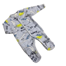 Bomer Pamut Ujjas Rugdalózó - Kék Versenyautós 68 rugdalózó