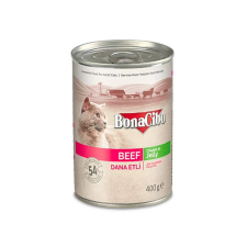  Bonacibo Canned Cat Foods Beef 400 g macskaeledel
