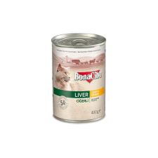Bonacibo Canned Cat Foods Liver 400 g macskaeledel