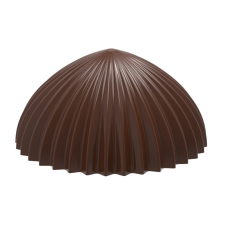  bonbon forma, polikarbonát, bordázott félgömb, 27,5x13,5cm sütés és főzés