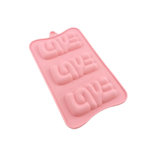  Bonbon forma, szilikon, LOVE, 3 db sütés és főzés
