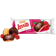 Bonbonetti Kft. Lovita piskótatallér málnás - 135 g csokoládé és édesség
