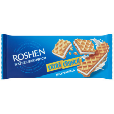 Bonbonetti Kft. Roshen Extra Crunch 142g Vaníliás krémmel töltött ostya csokoládé és édesség