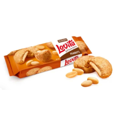 Bonbonetti Kft. Roshen LovitaSoft Cream Cookies Teasütemény földimogyorós -127g csokoládé és édesség
