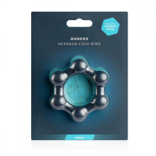 Boners Hexagon acélmagvas péniszgyűrű péniszgyűrű