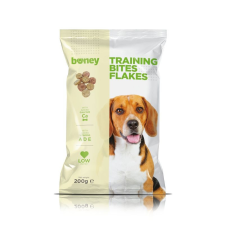 Boney Jutalomfalat Training Bites Flakes 200g jutalomfalat kutyáknak