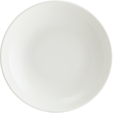 BONNA "Iris" mély tányér, ø: 250 mm, fehér tányér és evőeszköz