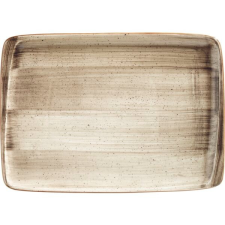 BONNA Téglalap alakú tányér, Bonna Aura Terrain 36x25 cm tányér és evőeszköz