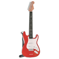 BONTEMPI Elektromos gitár gitár szíjjal, piros játékhangszer