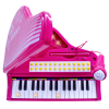 BONTEMPI Elektromos zongora mikrofonnal és zsámollyal , pink (103072)
