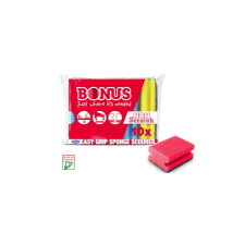 Bonus Mosogatószivacs 10 db/csomag formázott Bonus B323 tisztító- és takarítószer, higiénia