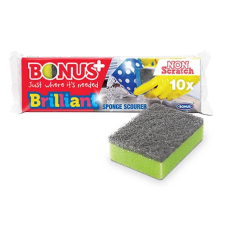 Bonus Mosogatószivacs Brilliant 10db-os 8x5x2,7cm BONUS (FX2034B513) tisztító- és takarítószer, higiénia