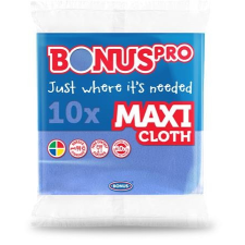 Bonus Törlőkendő, univerzális, 10 db, BONUS &quot;Professional Maxi&quot;, kék tisztító- és takarítószer, higiénia