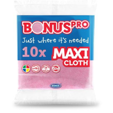 Bonus Törlőkendő, univerzális, 10 db, BONUS &quot;Professional Maxi&quot;, pink tisztító- és takarítószer, higiénia