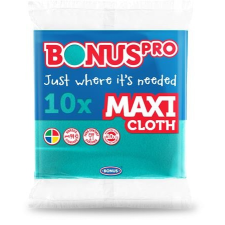 Bonus Törlőkendő, univerzális, 10 db, BONUS "Professional Maxi", zöld tisztító- és takarítószer, higiénia