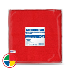  BonusPRO MicroCLEAN kendő piros 10db/csg (5csg/karton) takarító és háztartási eszköz