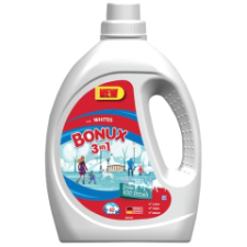  Bonux folyékony mosószer 40 mosás 2,2 l 3in1 White Ice Fresh tisztító- és takarítószer, higiénia