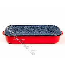 Bonyhádi zománcozott tepsi 38cm x 24cm sütés és főzés
