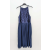Boohoo flitteres magas nyakú midi ruha (sötétkék)  Méret: 38-40