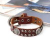  Bőr kecskefejes karkötő