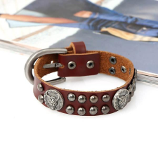  Bőr kecskefejes karkötő karkötő