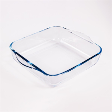  BORCAM négyzetes hőálló üvegedény fogóval  1.950ml, 256*220*60mm sütés és főzés