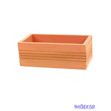  Bordás faláda 22cm - Barack dekorációs kellék