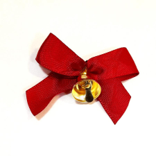  Bordó masni harangocskával. Mérete: 6x4 cm dekorációs kellék