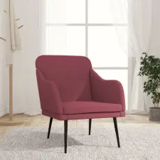  Bordó szövetfotel 63 x 76 x 80 cm bútor