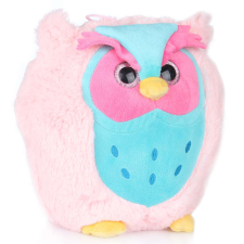 Borka - rózsaszín plüss bagoly - 28cm plüssfigura