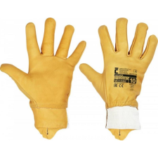  Bőrkesztyű Vacher, sárga, 10 védőkesztyű