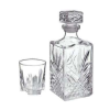 Bormioli 7 darabos készlet, poharak és whiskys üveg, Bormioli Selecta
