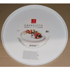 Bormioli Rocco Grangusto peremes tányér, 27 cm tányér és evőeszköz