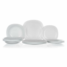  Bormioli Rocco Parma 18 részes tányérkészlet tányér és evőeszköz