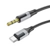 Borofone BL19 CREATOR AUX (USB TYPE-C/JACK) KÁBEL 1 MÉTER (DAC) FEKETE
