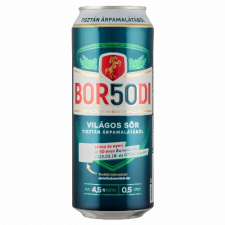 Borsodi Sörgyár Kft. Borsodi világos sör 4,5% 0,5 l sör