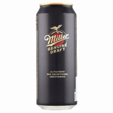 Borsodi Sörgyár Kft. Miller Genuine Draft világos sör 4,7% 0,5 l sör