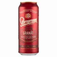 Borsodi Sörgyár Kft. Staropramen Granát minőségi félbarna sör 4,8% 0,5 l sör